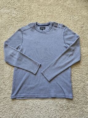 Bonobos Crew Neck Pullover Mens M Microstripe Cotton